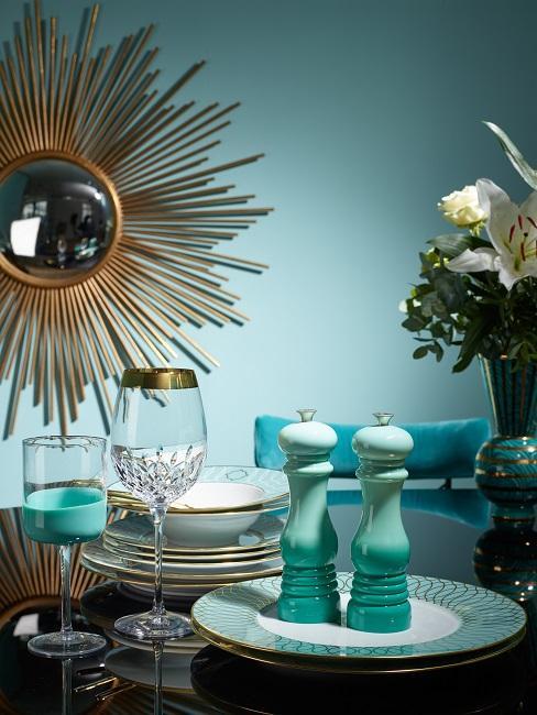 Decorazione dell tavola di Capodanno