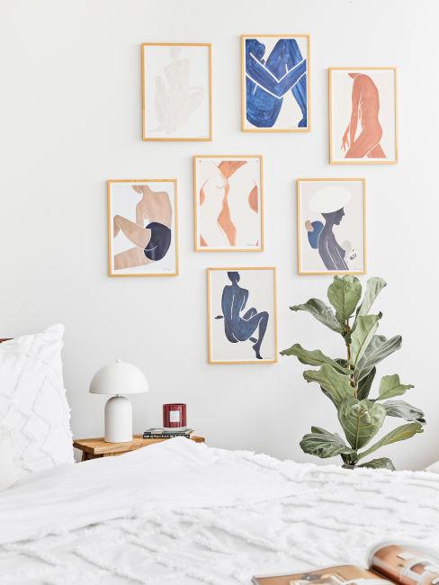 set quadri arte contemporanea