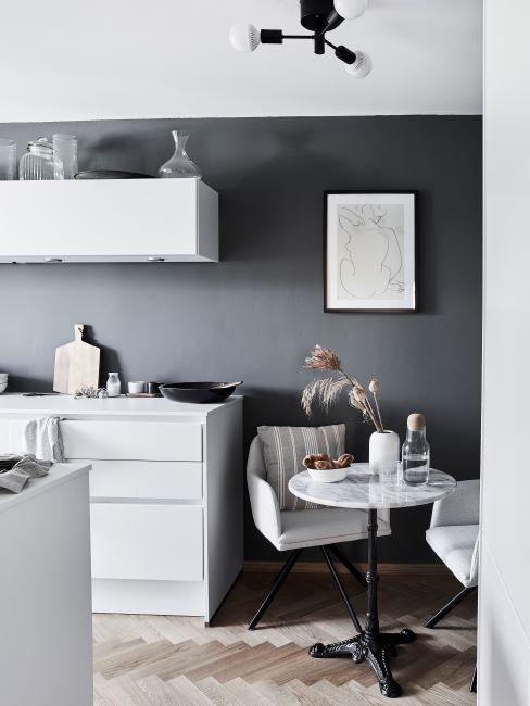 cucina stile nordico grigia