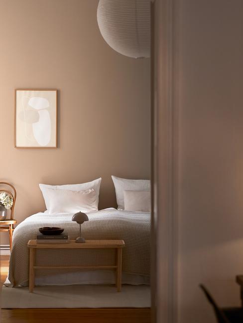 camera da letto in stile scandinavo