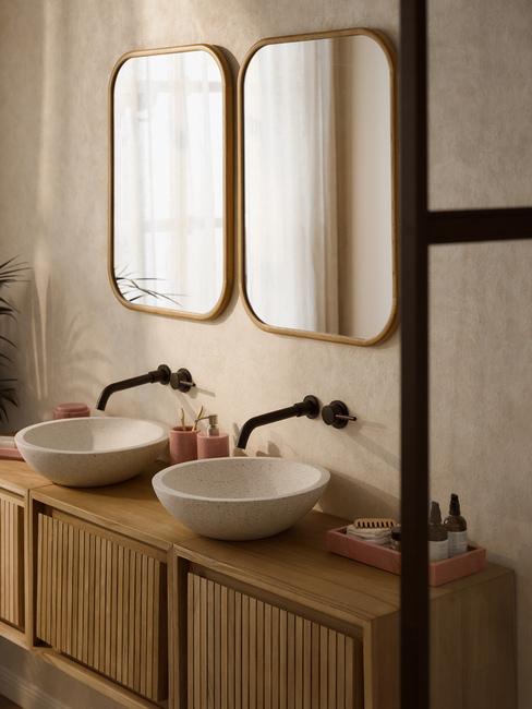 rubinetteria nera bagno moderno