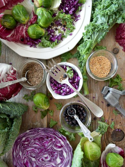 ingredienti per insalate invernali