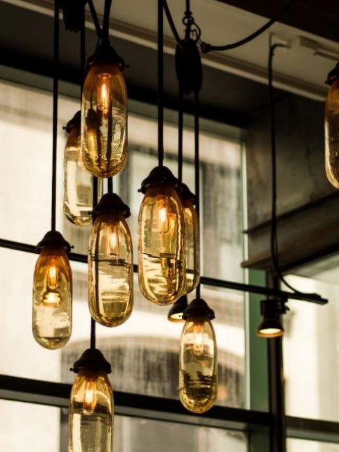 lampade da soffitto stile industriale