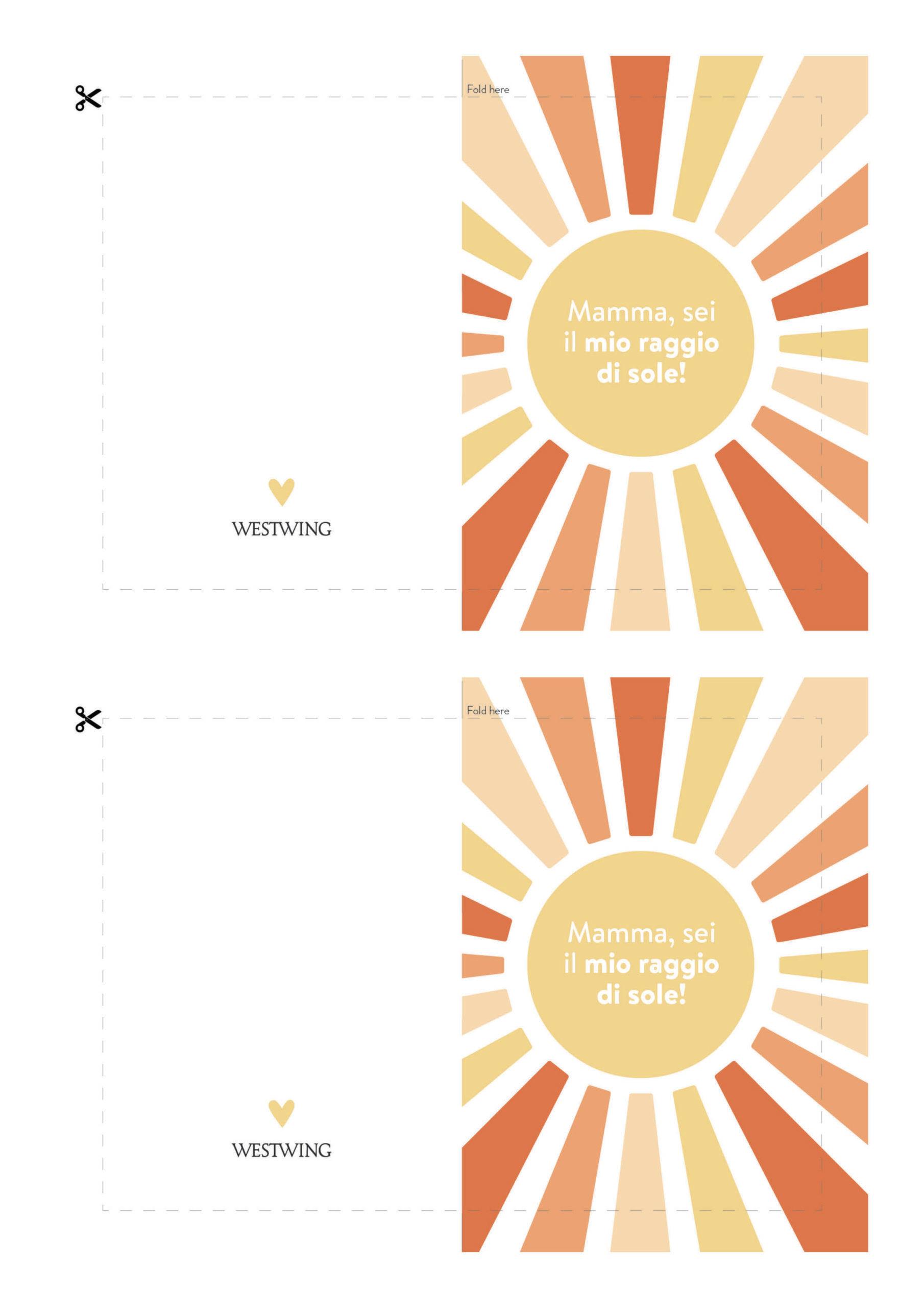 Biglietto festa della mamma