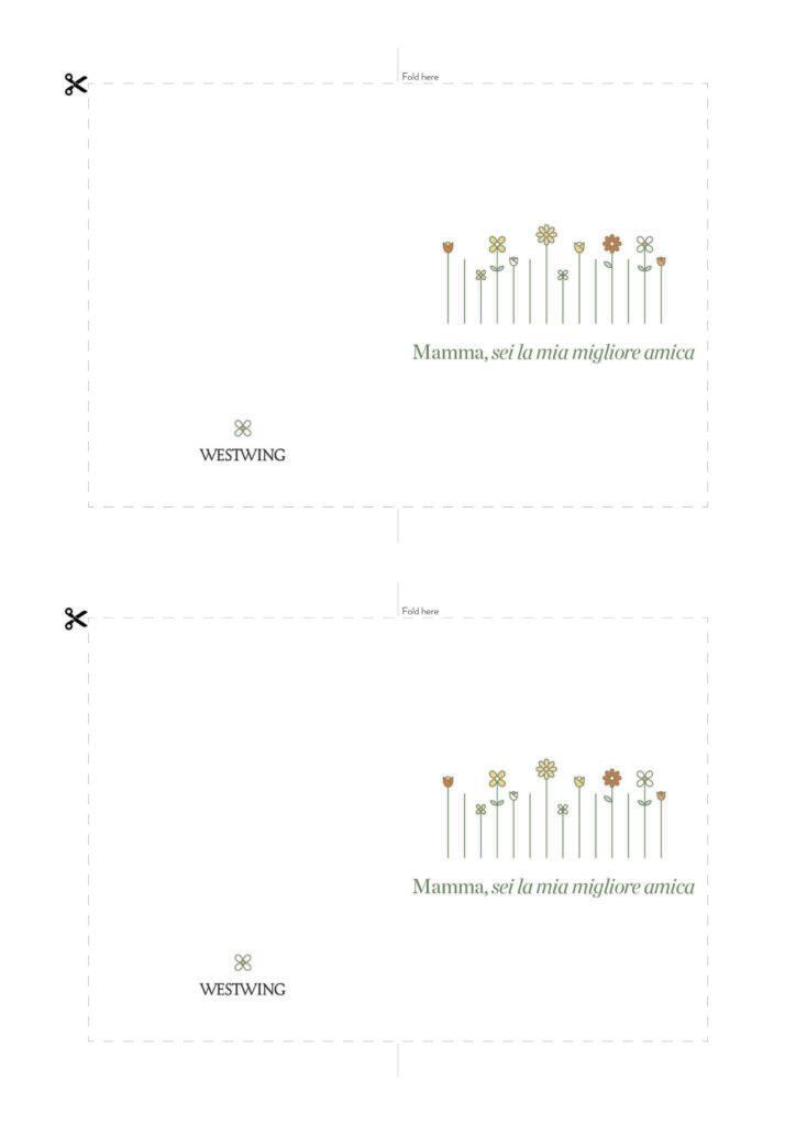 Biglietto per la festa della mamma