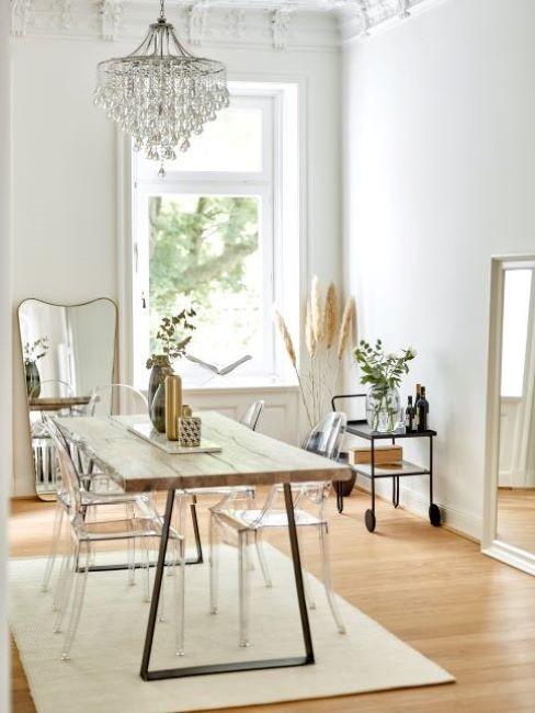 philippe starck ghost chair sala da pranzo