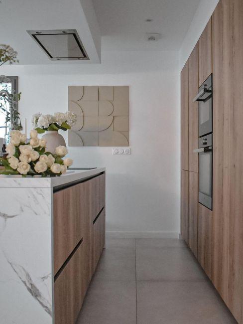 cucina con ante in legno