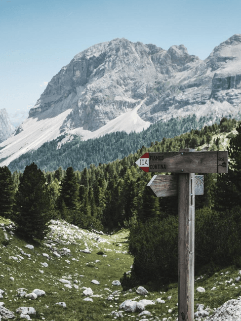 vista in montagna