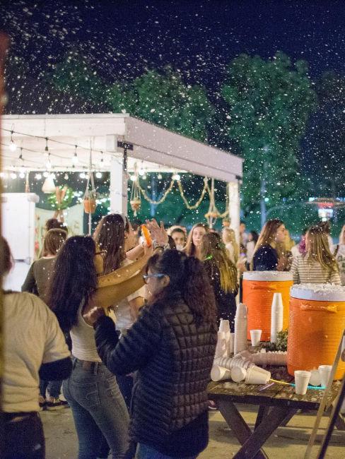 festa di natale all'aperto