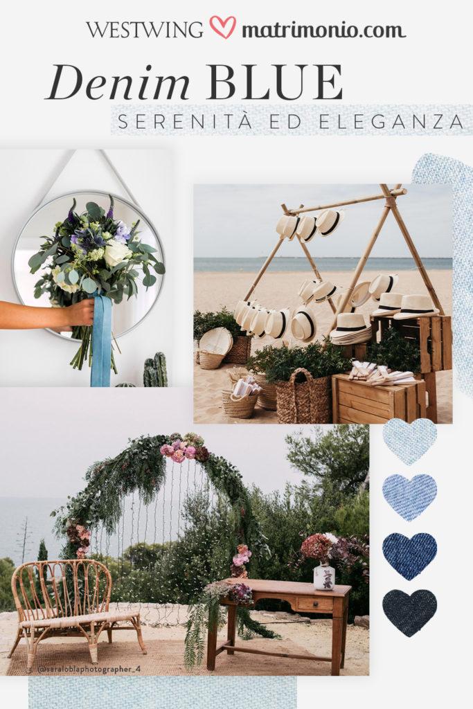moodboard Denim Blue matrimonio