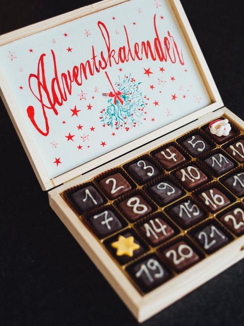 calendario avvento fai da te cioccolata