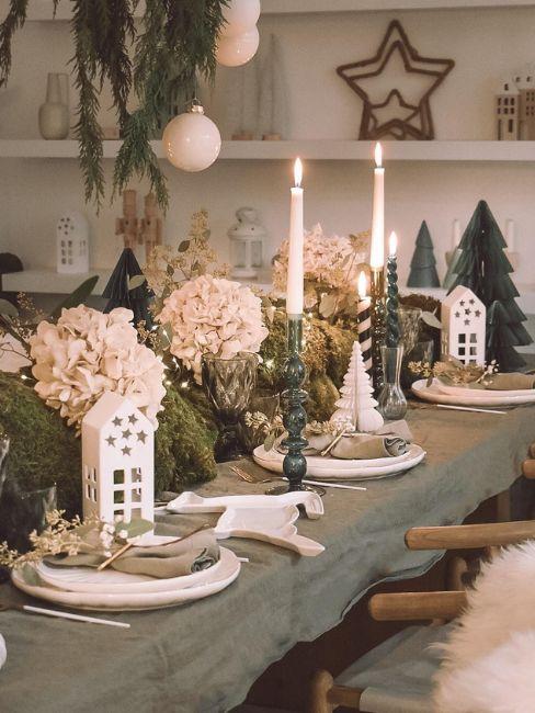 centrotavola natalizio sontuoso