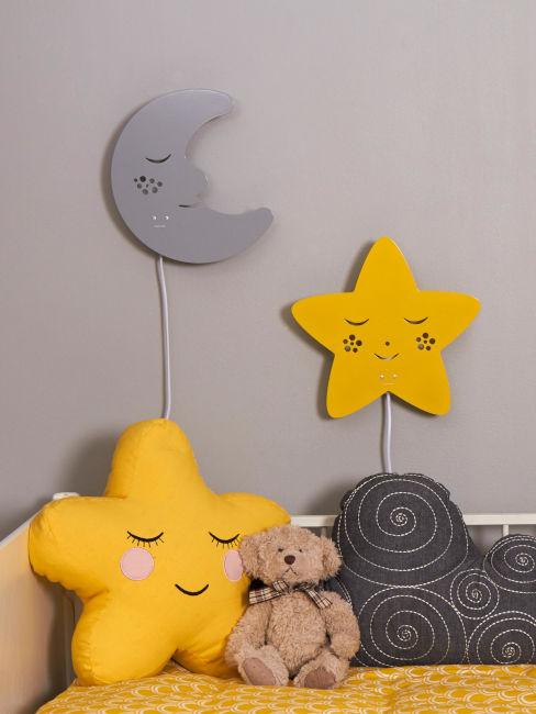 coperte ed elementi decorativi per bambini gialli