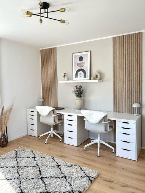 ufficio in casa per due