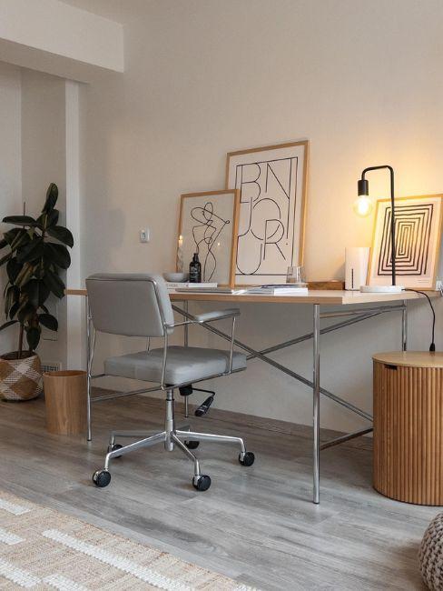 angolo ufficio in casa minimal