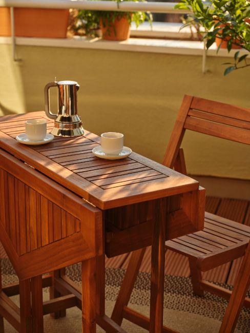 tavolo pieghevole per balcone piccolo