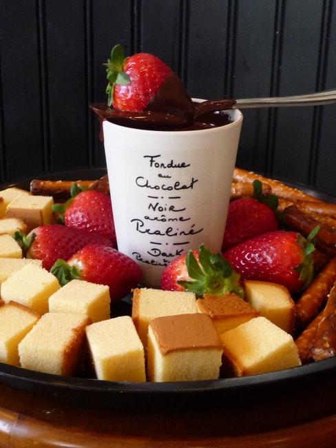 fonduta di cioccolato