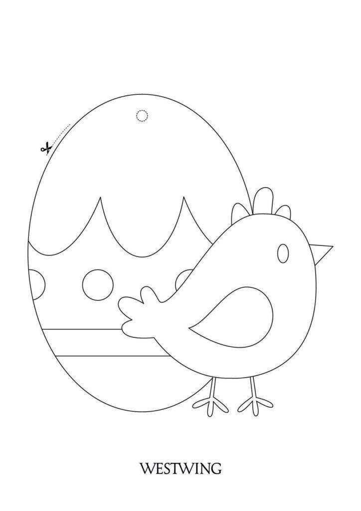 Disegni di Pasqua da colorare
