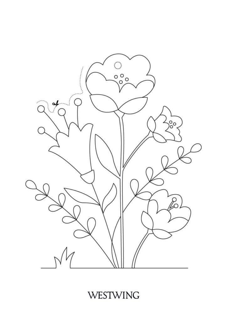 Fiori da colorare