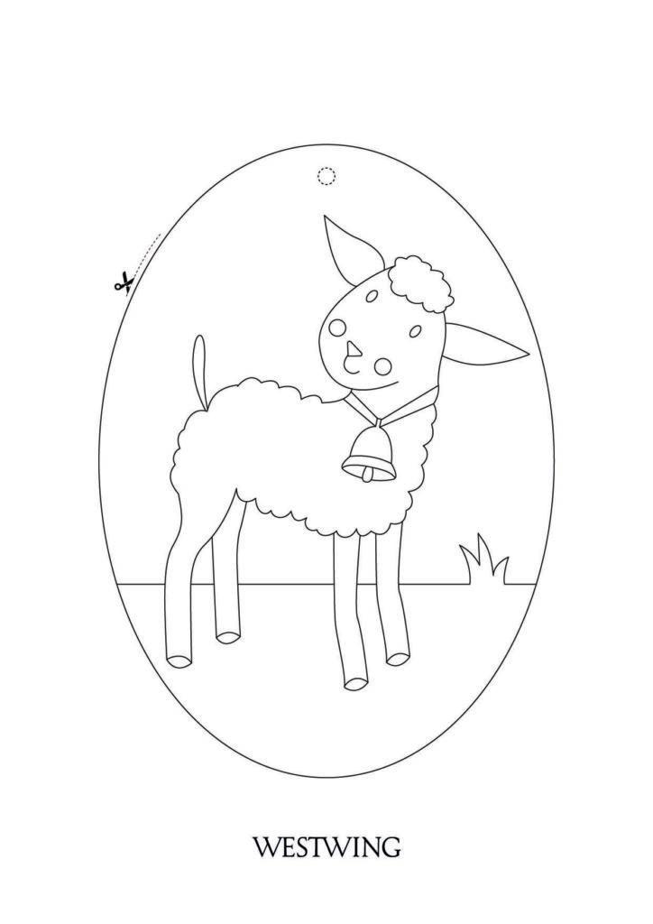 Disegni di Pasqua da colorare