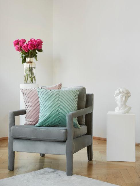 Poltroncina in velluto Westwing Collection