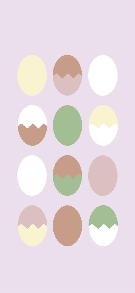 Sfondo con uova di Pasqua