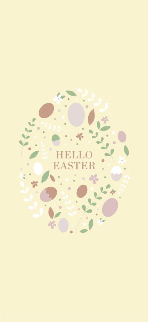 Sfondo Hello Easter