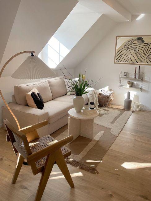 soggiorno in stile scandinavo