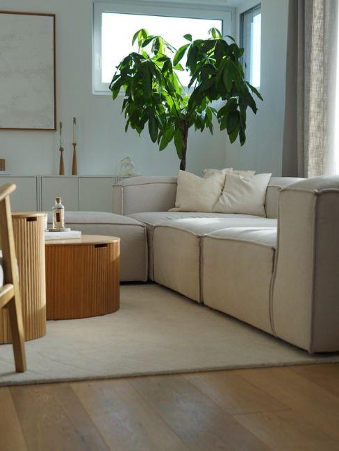 soggiorno stretto e lungo colori chiari