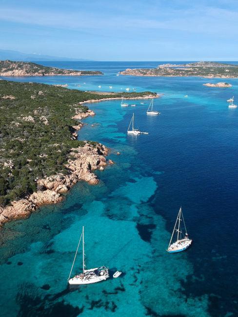 il mare isola della Maddalena, Sardegna