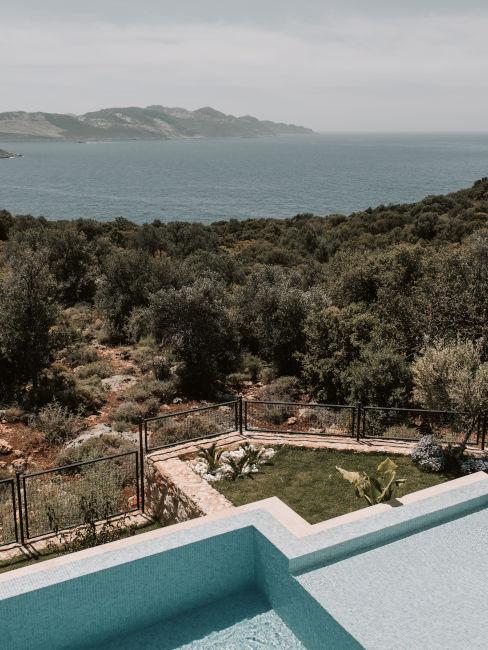 location matrimonio vitta in collina vista mare