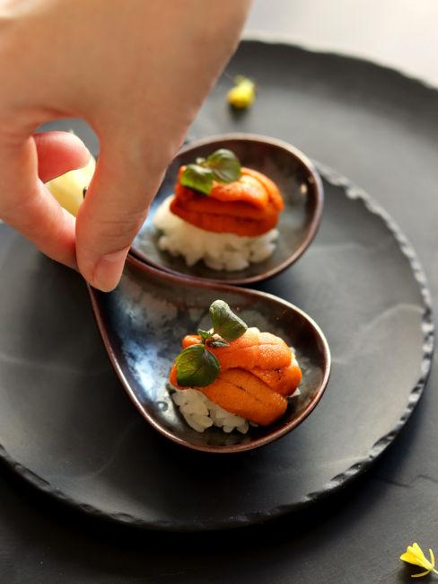 monoporzioni pietanze giapponesi