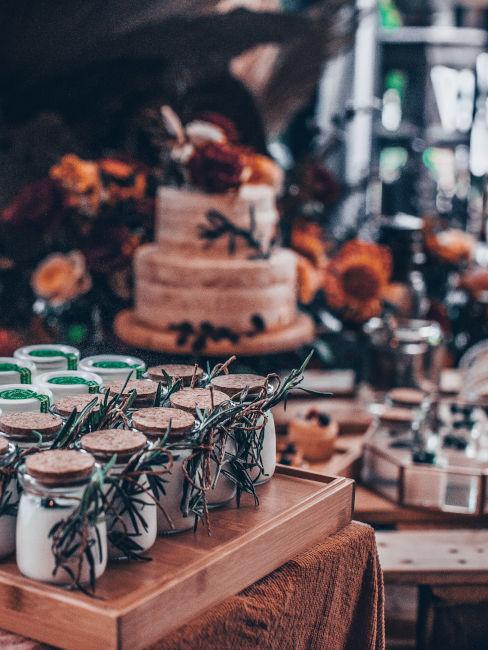 buffet dolci matrimonio autunnle