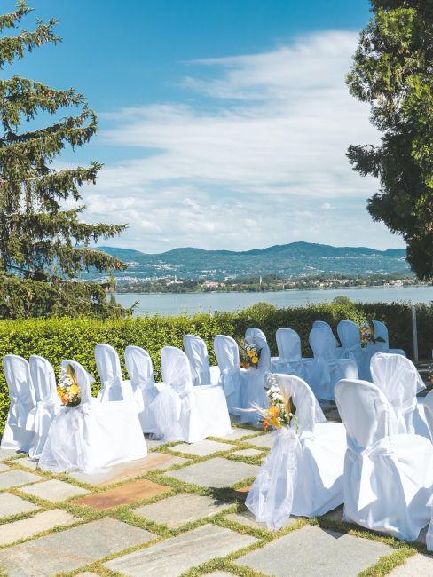 ricevimento matrimonio sul lago