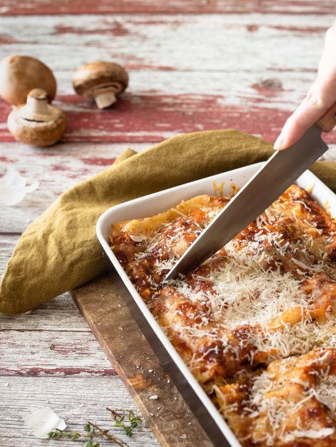 lasagne con i funghi