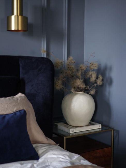 camera da letto blu notte