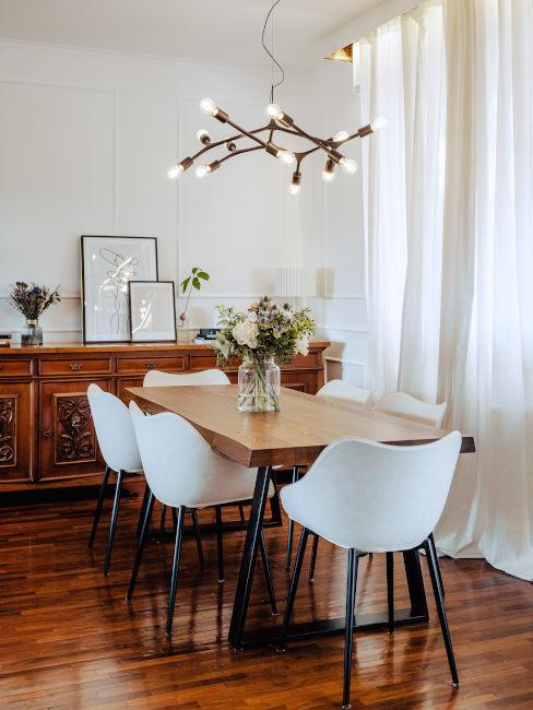 lampadario per tavolo da pranzo