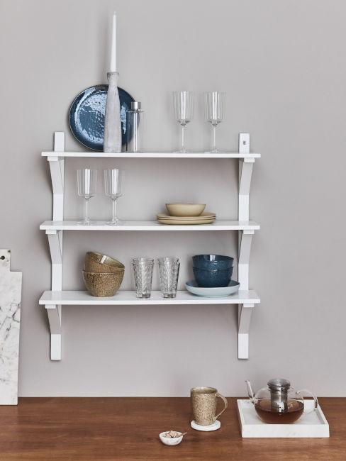 mensole cucina in stile classico