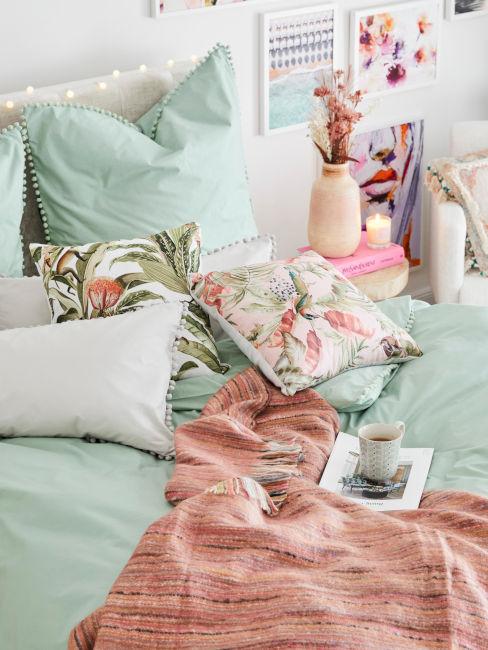 Camera da letto bright boho
