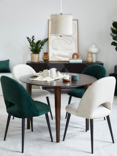 lampada a sospensione in lino