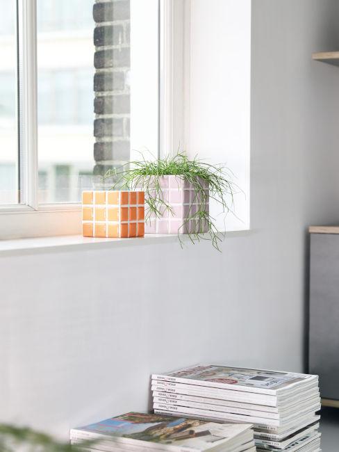 Vasi cubici su davanzale