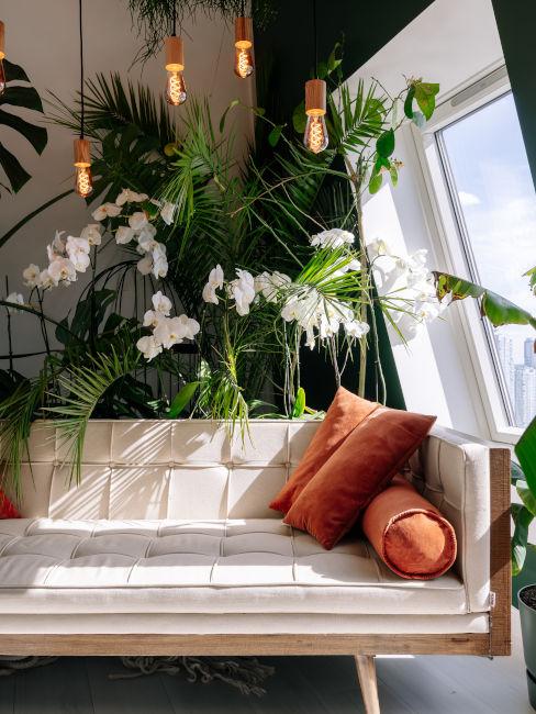 Soggiorno stile jungalow