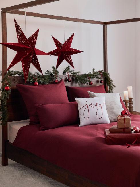 camera da letto rossa