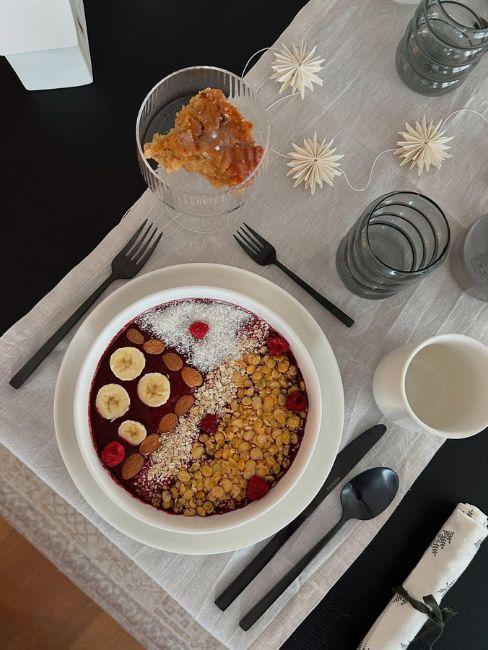 mise en place colazione