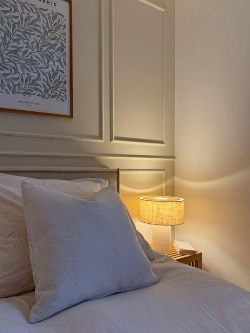 boiserie in camera da letto