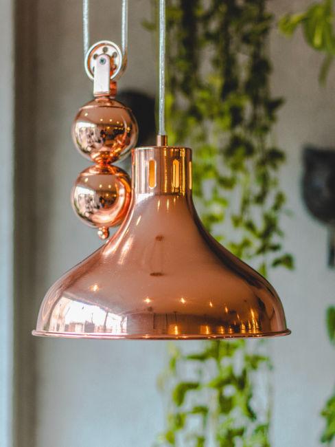 Lampadario in rame