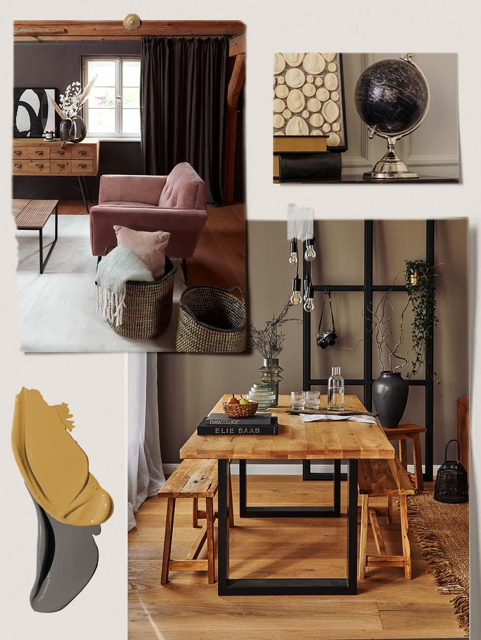 palette abbinamenti greige