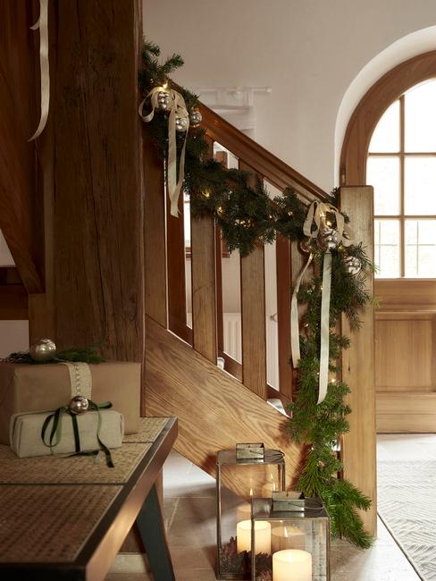 decorare ingresso per natale