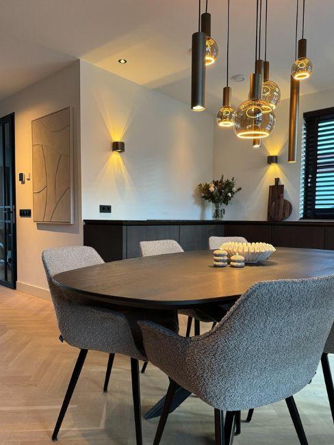 illuminazione sala da pranzo