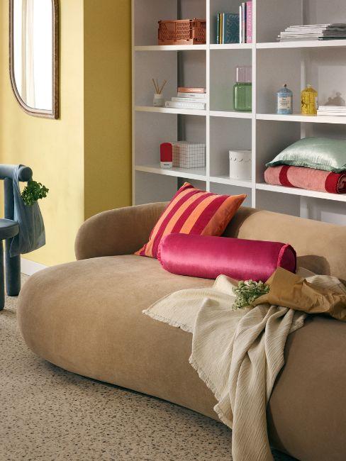 idee cuscini divano colorati